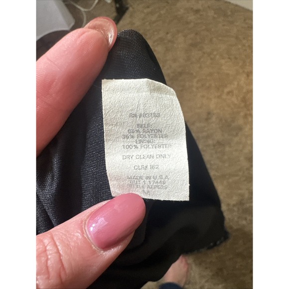 Vintage 90s Y2K Rampage Dress Black Floral Mesh Maxi Boho Retro Prom Goth Small - Picture 8 of 11